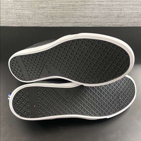 Lacoste Men's Black Sneakers with White Accents - Picture 6 of 9